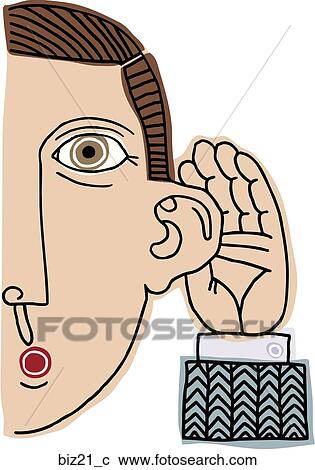 Ear to Grindstone View Large Illustration Clipart - Ear to Grindstone. Fotosearch