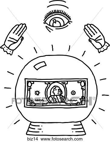 Economic Fortunes - B&W View Large Illustration Stock Illustration - Economic Fortunes - B&W. Fotosearch