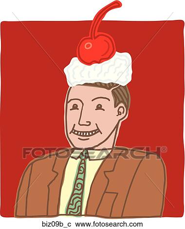 Clipart - Perfect Employee. Fotosearch