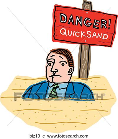 person stuck in quicksand clipart quicksand