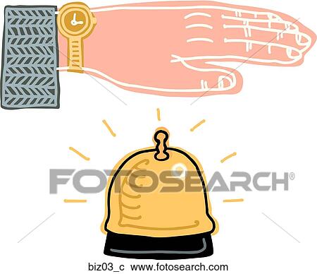 Clipart - Service Bell. Fotosearch
