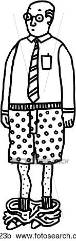 Unexpected Results - B&W View Large Illustration Clipart - Unexpected Results - B&W. Fotosearch