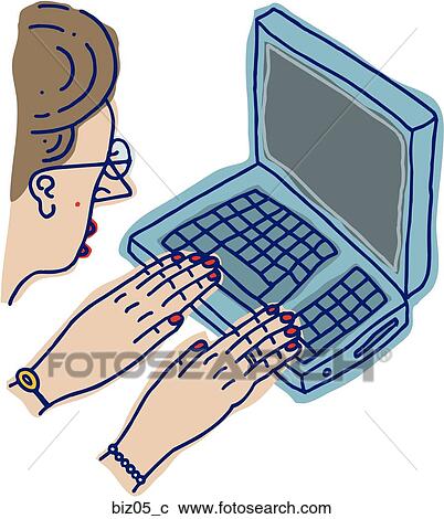 Clipart - Word Processing. Fotosearch