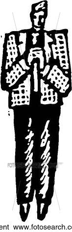 Clip Art - Agent. Fotosearch