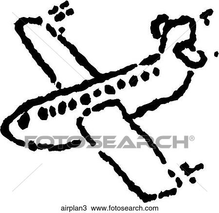 Clipart - Airplane 3. Fotosearch