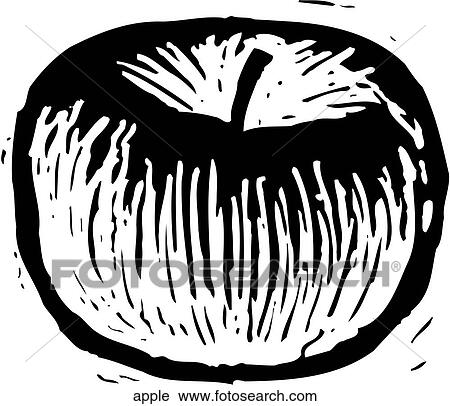 Clipart - Apple. Fotosearch