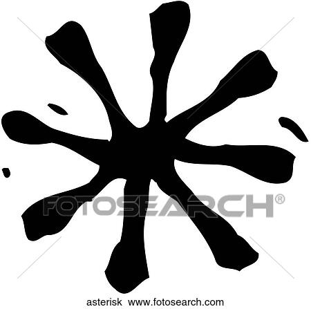Asterisk View Large Clip Art Graphic Clipart - Asterisk. Fotosearch