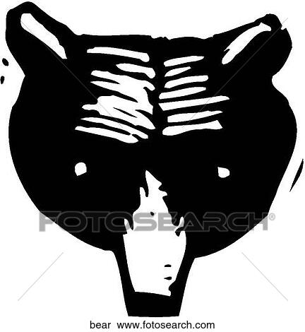 Bear View Large Clip Art Graphic Clipart - Bear. Fotosearch