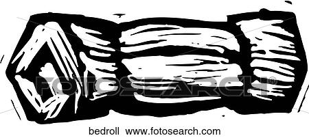 Bedroll View Large Clip Art Graphic Clipart - Bedroll. Fotosearch