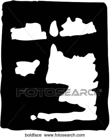 Clipart - Bold Face. Fotosearch