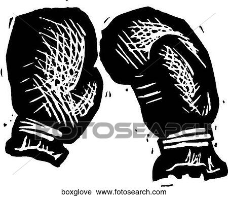 Boxing Gloves View Large Clip Art Graphic Clipart - Boxing Gloves. Fotosearch