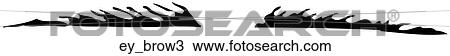 Brows 3 View Large Clip Art Graphic Clipart - Brows 3. Fotosearch