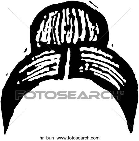 Clipart - Bun Head. Fotosearch