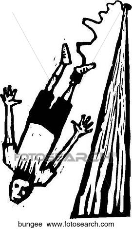 Clipart - Bungee Jumper. Fotosearch