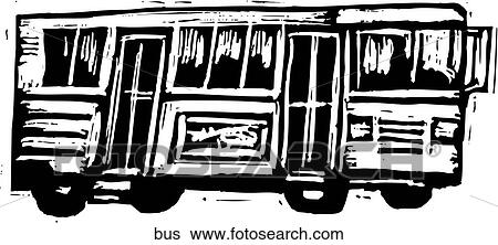 Bus View Large Clip Art Graphic Clip Art - Bus. Fotosearch