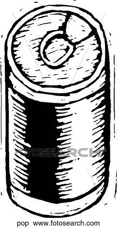 Can o' Pop View Large Clip Art Graphic Clipart - Can o' Pop. Fotosearch