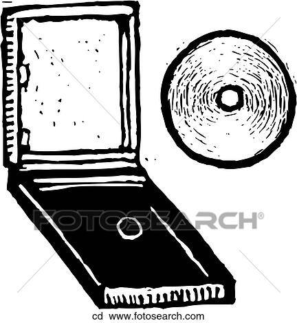 Clipart - CD. Fotosearch