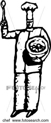 Clipart - Chef. Fotosearch