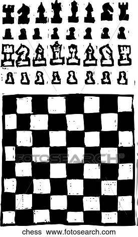 Clip Art - Chess. Fotosearch