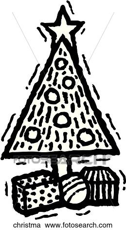 Christmas Tree View Large Clip Art Graphic Clipart - Christmas Tree. Fotosearch