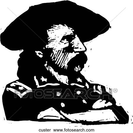 Clipart - Custer. Fotosearch