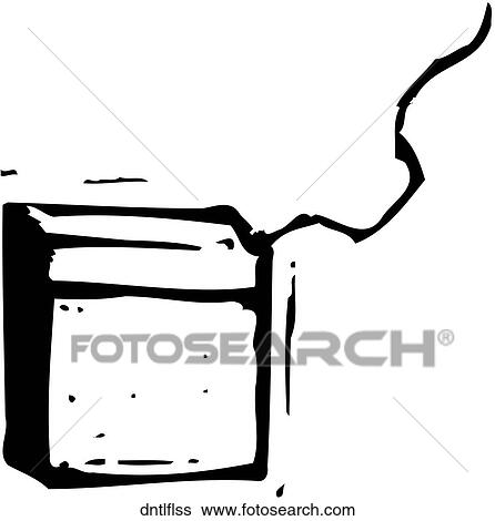 Dental Floss View Large Clip Art Graphic Clip Art - Dental Floss. Fotosearch