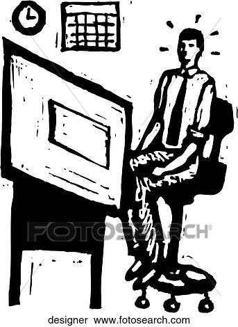 Designer View Large Clip Art Graphic Clipart - Designer. Fotosearch