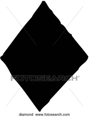 Diamond View Large Clip Art Graphic Clipart - Diamond. Fotosearch