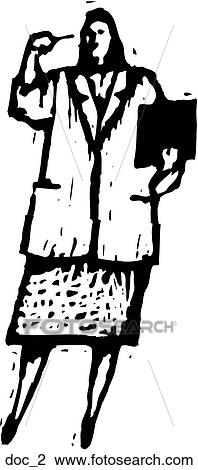 Doctor 2 View Large Clip Art Graphic Clipart - Doctor 2. Fotosearch