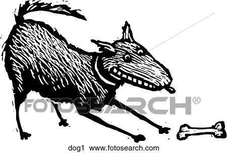 Dog 1 View Large Clip Art Graphic Clipart - Dog 1. Fotosearch