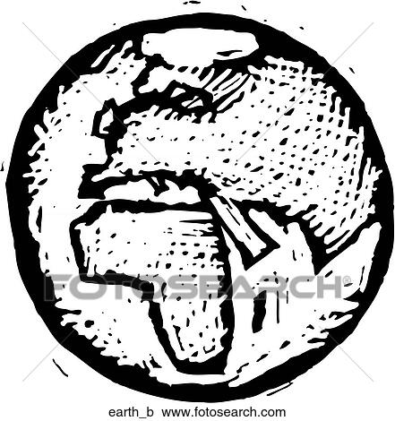 Clipart - Earth / Side B. Fotosearch