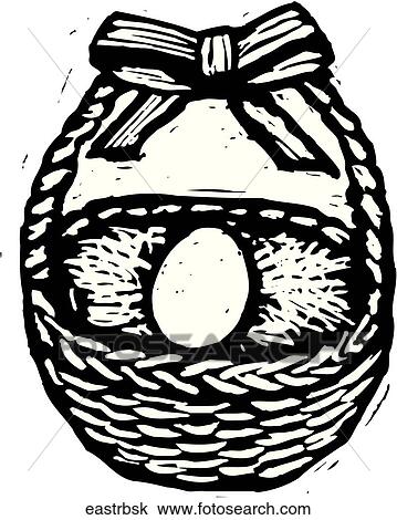 Clipart - Easter Basket. Fotosearch