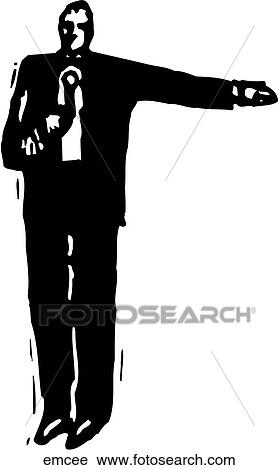 Emcee View Large Clip Art Graphic Clipart - Emcee. Fotosearch