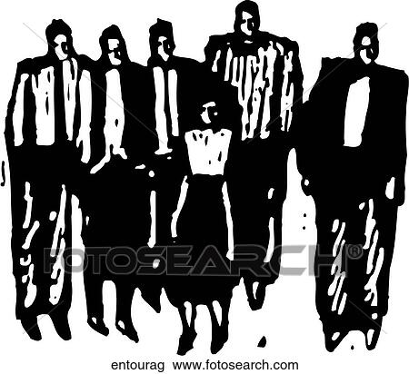 Entourage View Large Clip Art Graphic Clipart - Entourage. Fotosearch