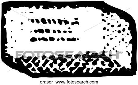 Clipart - Eraser. Fotosearch