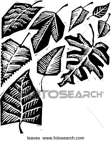 Clip Art - Fall Leaves. Fotosearch
