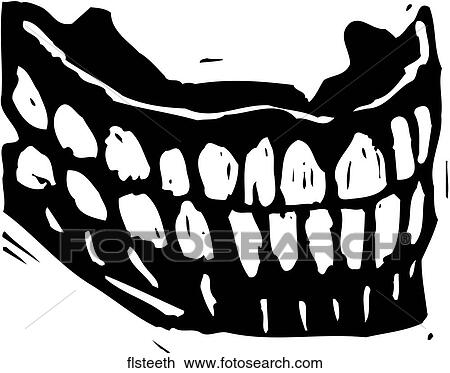 Clipart - False Teeth. Fotosearch
