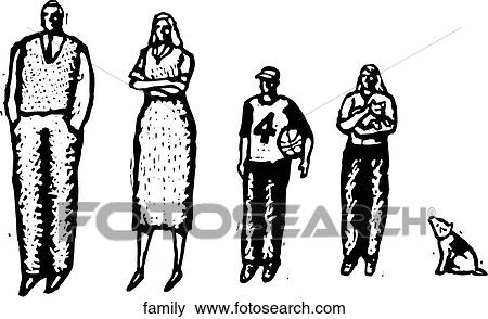 Clip Art - Family. Fotosearch