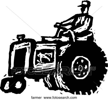 Farmer View Large Clip Art Graphic Clipart - Farmer. Fotosearch