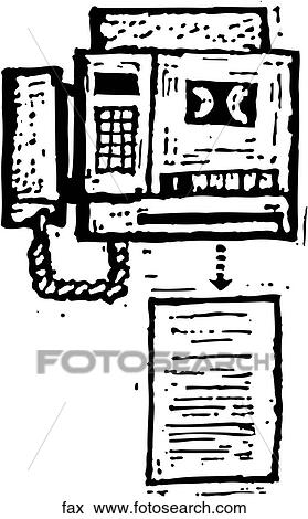 Clip Art - Fax. Fotosearch
