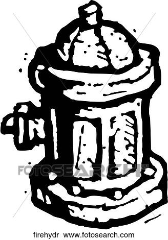 Fire Hydrant View Large Clip Art Graphic Clipart - Fire Hydrant. Fotosearch