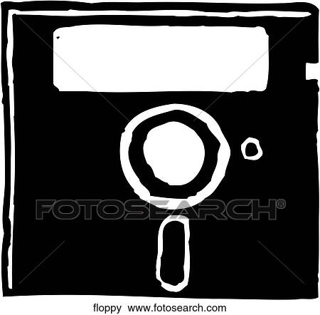 Floppy View Large Clip Art Graphic Clip Art - Floppy. Fotosearch