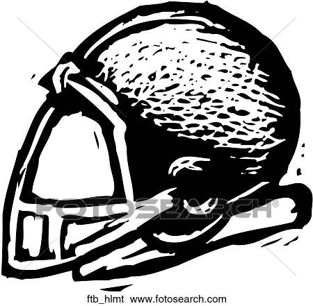 Football Helmet View Large Clip Art Graphic Clip Art - Football Helmet. Fotosearch