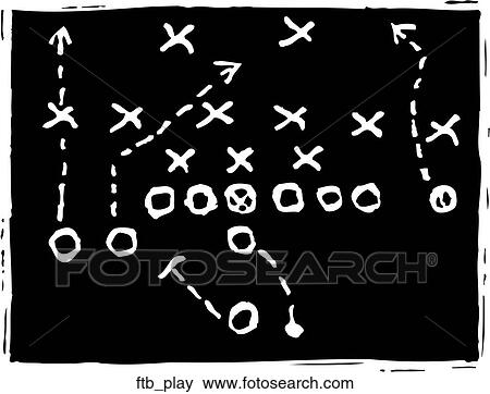 Football Play View Large Clip Art Graphic Clip Art - Football Play. Fotosearch