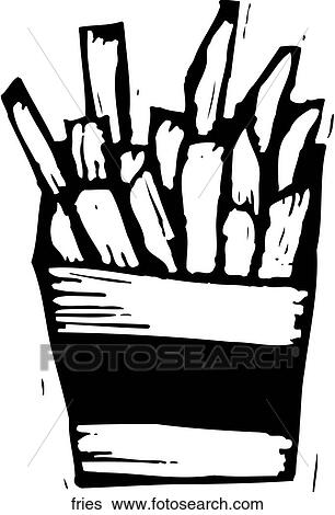 Clip Art - Fries. Fotosearch