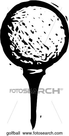 Clipart - Golf Ball. Fotosearch