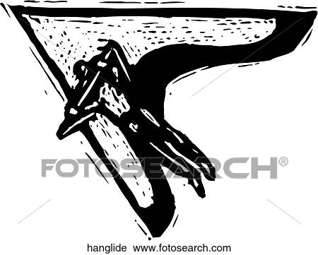 Clipart - Hang Gliding. Fotosearch