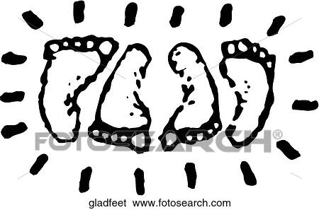 Happy Feet View Large Clip Art Graphic Clip Art - Happy Feet. Fotosearch