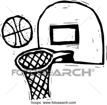 Hoops View Large Clip Art Graphic Clip Art - Hoops. Fotosearch