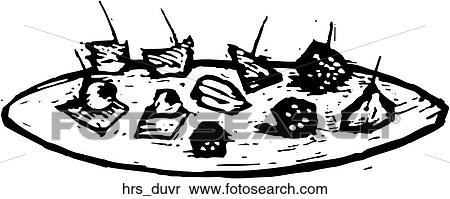 Clipart - Hors D'oeuvres. Fotosearch